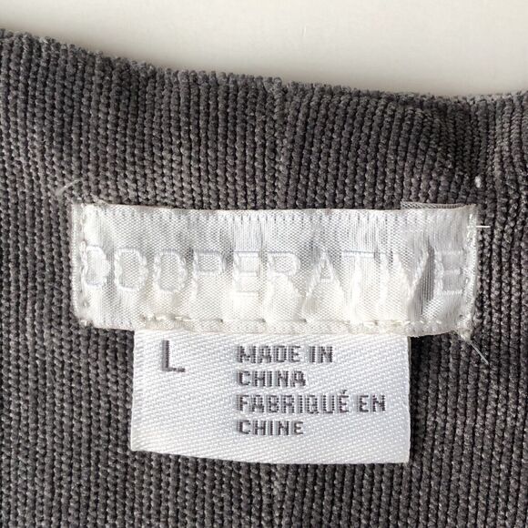 Urban Outfitters Cooperative Velvet Mini Dress Button Front Size Large - Picture 3 of 11